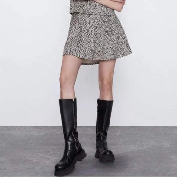 Zara Mini Skirt Cheetah Print - Picture 5 of 6